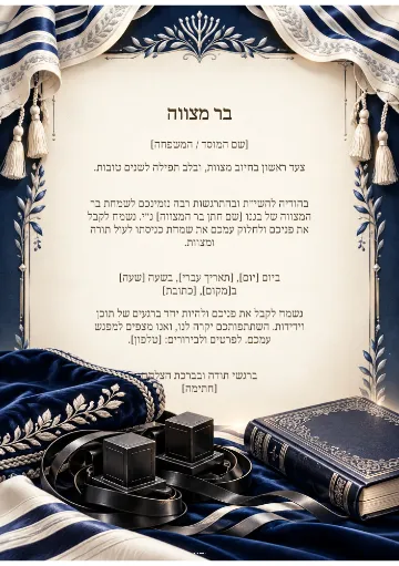 בר מצווה — עמודי שיש