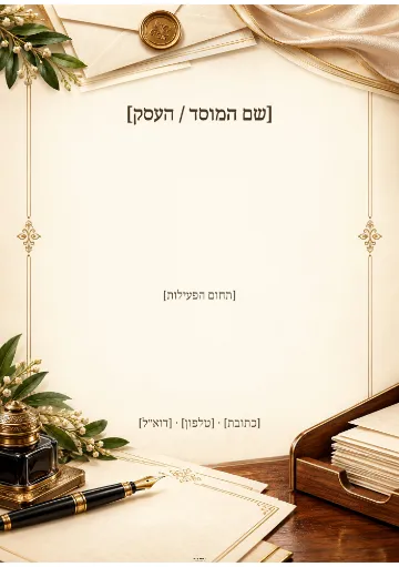 נייר מכתבים — כתר הספיר
