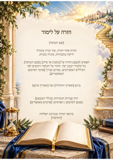 עולים בתורה — כתר הספיר