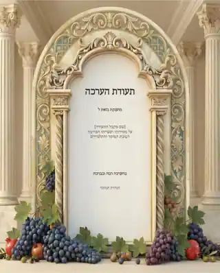 תעודת הערכה — שער ענבים קלאסי