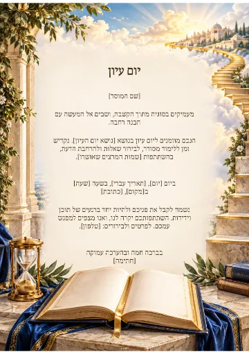 יום עיון — גפן מלכותית
