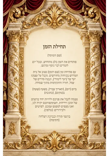 תחילת הזמן — עמודי שיש