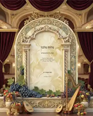 מלווה מלכה — היכל שיש ופירות