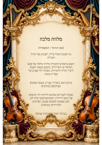 מלווה מלכה — כתר הספיר