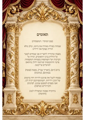 תאומים — עמודי שיש