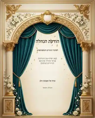 הודעה מטעם ההנהלה — שער ירוק מלכותי