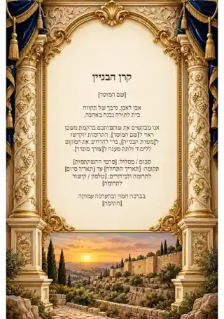 קרן הבניין — שערי ירושלים