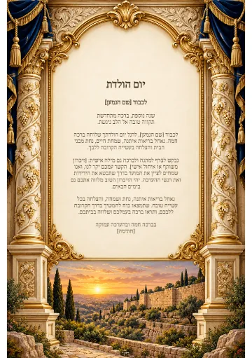 יום הולדת — שערי ירושלים
