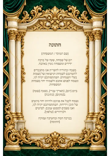 חתונה — היכל האמרלד