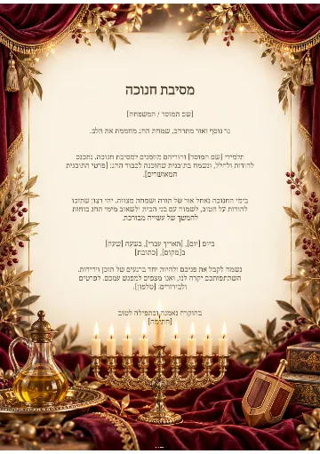 מסיבת חנוכה — כתר הספיר