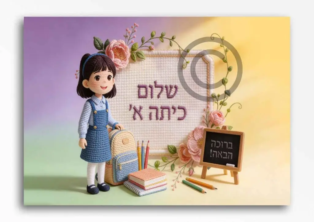 שלום כיתה א בנות 33