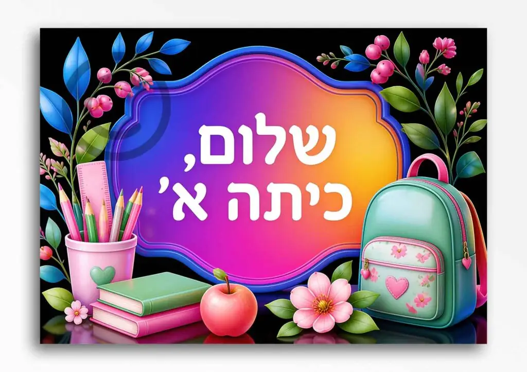 שלום כיתה א בנות 31