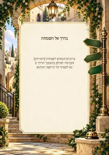 שילוט והכוונה — עיצוב נושאי מקורי
