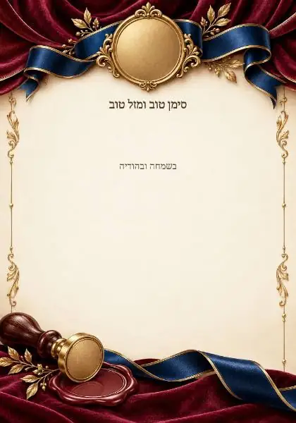 סמל לאירוע — עיצוב נושאי מקורי