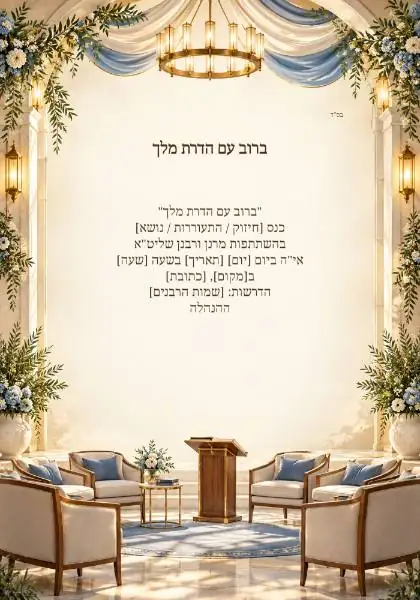 כנס קהילתי — עיצוב נושאי מקורי